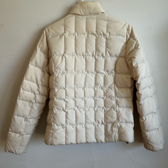 *Super Warm* Eddie Bauer 100% Goose Down White Puffer Jacket - Picture 3 of 13